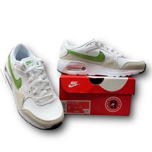 Nike Air Max Womens Shoes Size 7 White Green
